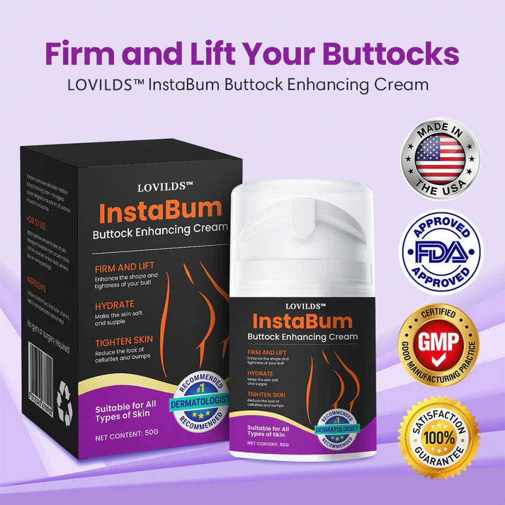 (Limited Time Discount 🔥 Last Day) LOVILDS™ InstaBum Buttock Enhancing Cream