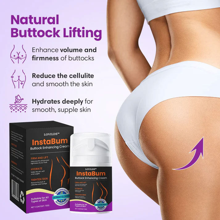 (Limited Time Discount 🔥 Last Day) LOVILDS™ InstaBum Buttock Enhancing Cream