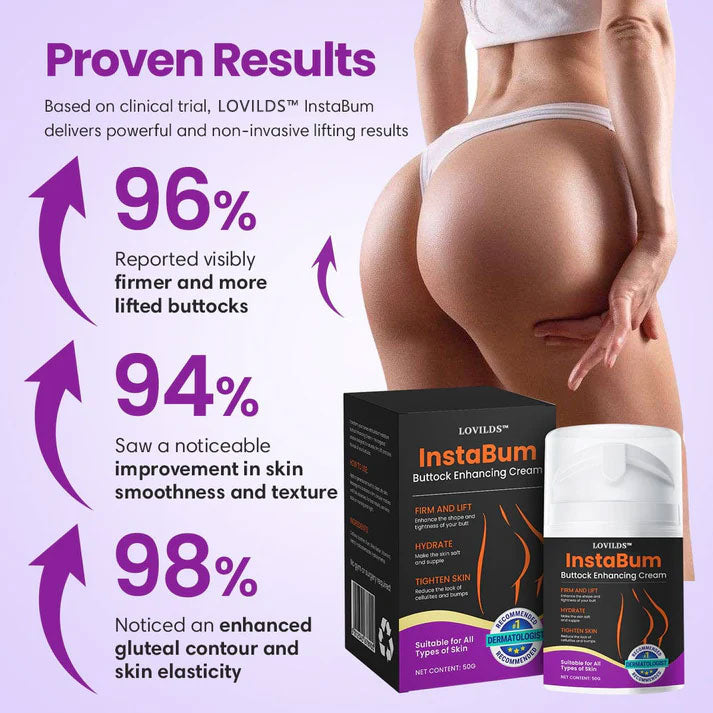 (Limited Time Discount 🔥 Last Day) LOVILDS™ InstaBum Buttock Enhancing Cream